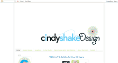 Desktop Screenshot of cindyshakedesign.com