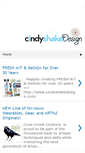 Mobile Screenshot of cindyshakedesign.com